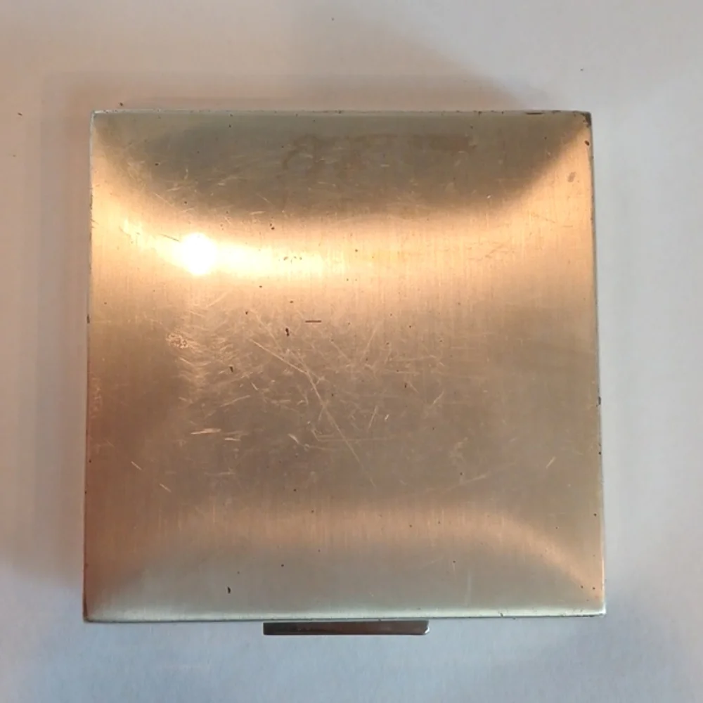 🌸 Vintage Art Deco Elgin America Powder Compact Gold Silver Lotus Tree 40s